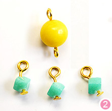 Unique Earrings with Jade Beads
